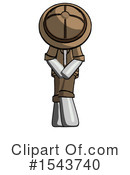 Gray Design Mascot Clipart #1543740 by Leo Blanchette