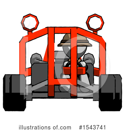 Royalty-Free (RF) Gray Design Mascot Clipart Illustration by Leo Blanchette - Stock Sample #1543741