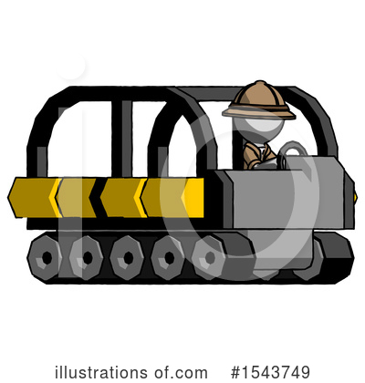 Royalty-Free (RF) Gray Design Mascot Clipart Illustration by Leo Blanchette - Stock Sample #1543749