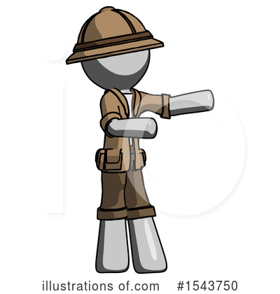 Royalty-Free (RF) Gray Design Mascot Clipart Illustration by Leo Blanchette - Stock Sample #1543750