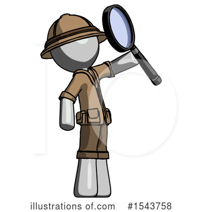 Royalty-Free (RF) Gray Design Mascot Clipart Illustration by Leo Blanchette - Stock Sample #1543758