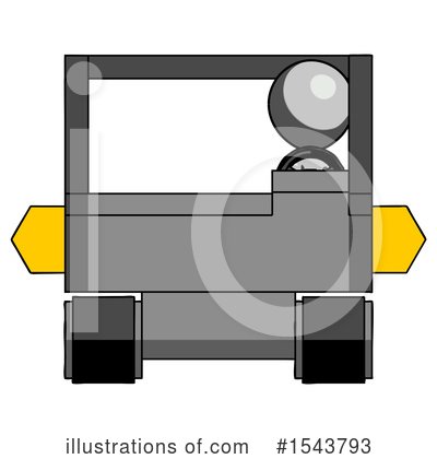 Royalty-Free (RF) Gray Design Mascot Clipart Illustration by Leo Blanchette - Stock Sample #1543793