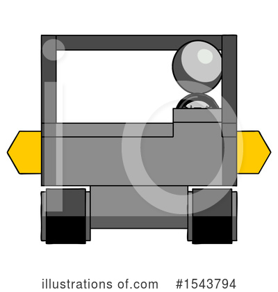 Royalty-Free (RF) Gray Design Mascot Clipart Illustration by Leo Blanchette - Stock Sample #1543794