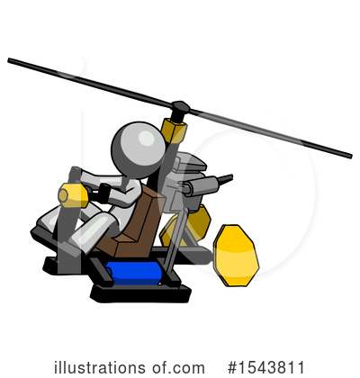 Royalty-Free (RF) Gray Design Mascot Clipart Illustration by Leo Blanchette - Stock Sample #1543811