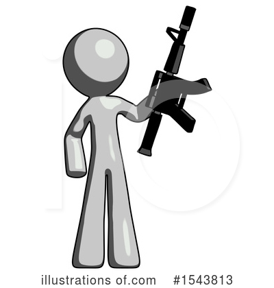 Royalty-Free (RF) Gray Design Mascot Clipart Illustration by Leo Blanchette - Stock Sample #1543813
