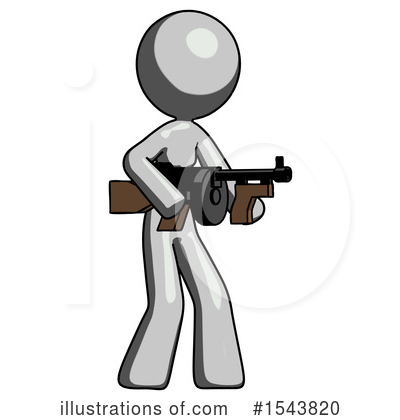 Royalty-Free (RF) Gray Design Mascot Clipart Illustration by Leo Blanchette - Stock Sample #1543820