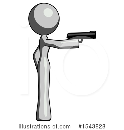 Royalty-Free (RF) Gray Design Mascot Clipart Illustration by Leo Blanchette - Stock Sample #1543828