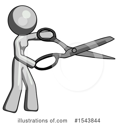 Royalty-Free (RF) Gray Design Mascot Clipart Illustration by Leo Blanchette - Stock Sample #1543844