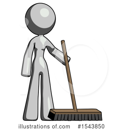 Royalty-Free (RF) Gray Design Mascot Clipart Illustration by Leo Blanchette - Stock Sample #1543850