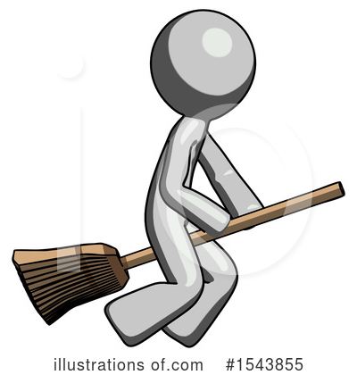 Royalty-Free (RF) Gray Design Mascot Clipart Illustration by Leo Blanchette - Stock Sample #1543855