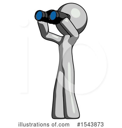 Royalty-Free (RF) Gray Design Mascot Clipart Illustration by Leo Blanchette - Stock Sample #1543873