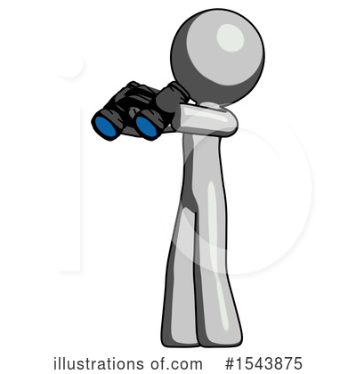 Royalty-Free (RF) Gray Design Mascot Clipart Illustration by Leo Blanchette - Stock Sample #1543875