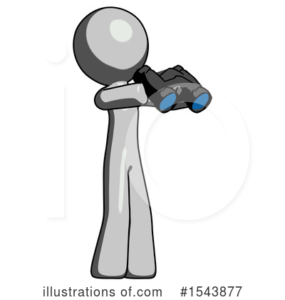 Royalty-Free (RF) Gray Design Mascot Clipart Illustration by Leo Blanchette - Stock Sample #1543877