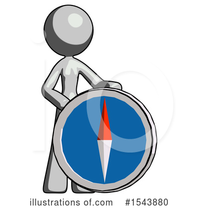 Royalty-Free (RF) Gray Design Mascot Clipart Illustration by Leo Blanchette - Stock Sample #1543880