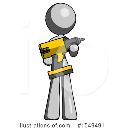 Royalty-Free (RF) Gray Design Mascot Clipart Illustration by Leo Blanchette - Stock Sample #1549491