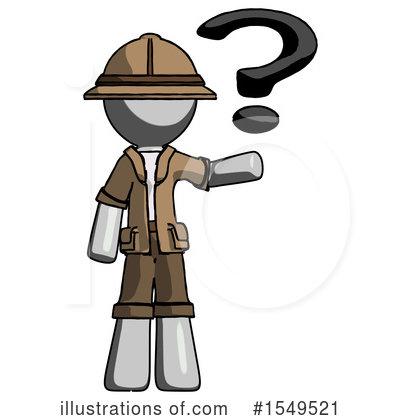 Royalty-Free (RF) Gray Design Mascot Clipart Illustration by Leo Blanchette - Stock Sample #1549521