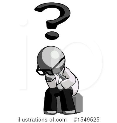 Royalty-Free (RF) Gray Design Mascot Clipart Illustration by Leo Blanchette - Stock Sample #1549525