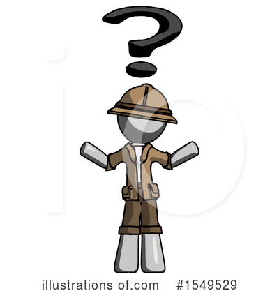 Royalty-Free (RF) Gray Design Mascot Clipart Illustration by Leo Blanchette - Stock Sample #1549529