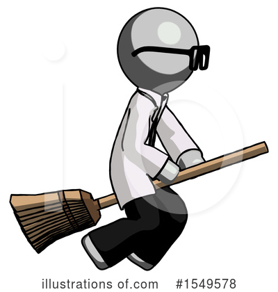 Royalty-Free (RF) Gray Design Mascot Clipart Illustration by Leo Blanchette - Stock Sample #1549578