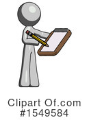 Gray Design Mascot Clipart #1549584 by Leo Blanchette