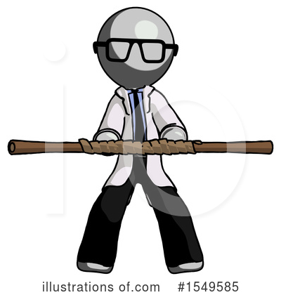 Royalty-Free (RF) Gray Design Mascot Clipart Illustration by Leo Blanchette - Stock Sample #1549585