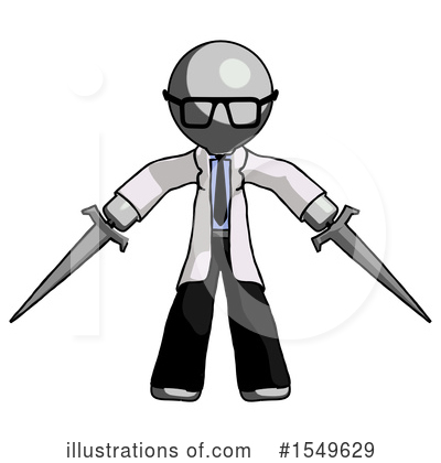 Royalty-Free (RF) Gray Design Mascot Clipart Illustration by Leo Blanchette - Stock Sample #1549629