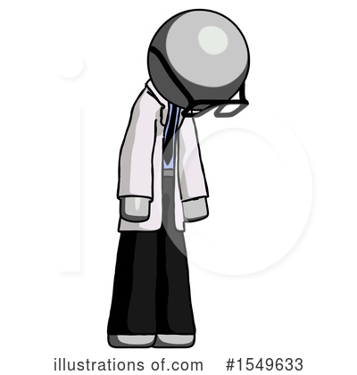 Royalty-Free (RF) Gray Design Mascot Clipart Illustration by Leo Blanchette - Stock Sample #1549633