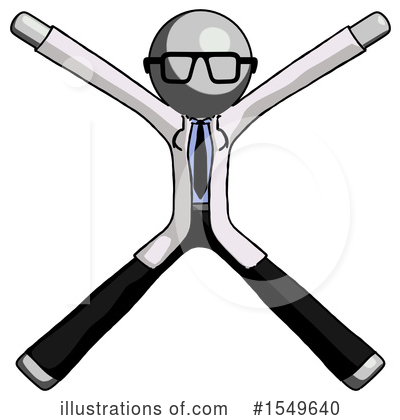 Royalty-Free (RF) Gray Design Mascot Clipart Illustration by Leo Blanchette - Stock Sample #1549640