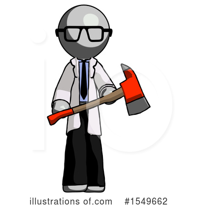 Royalty-Free (RF) Gray Design Mascot Clipart Illustration by Leo Blanchette - Stock Sample #1549662