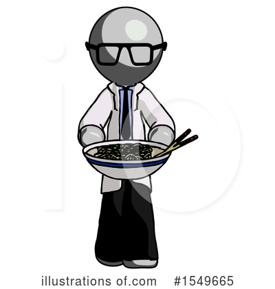 Royalty-Free (RF) Gray Design Mascot Clipart Illustration by Leo Blanchette - Stock Sample #1549665