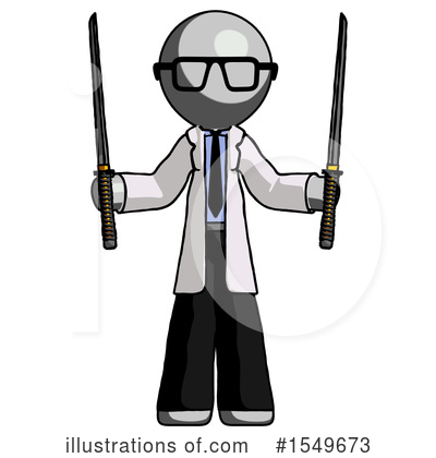 Royalty-Free (RF) Gray Design Mascot Clipart Illustration by Leo Blanchette - Stock Sample #1549673