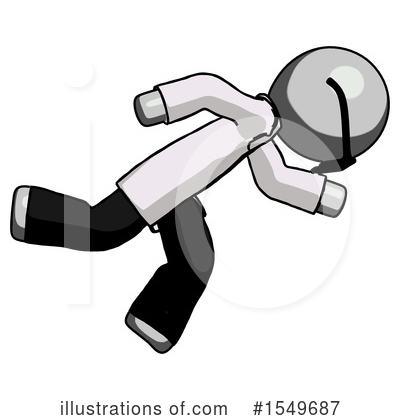 Royalty-Free (RF) Gray Design Mascot Clipart Illustration by Leo Blanchette - Stock Sample #1549687