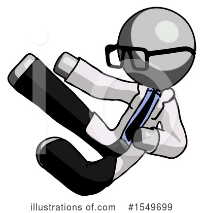 Royalty-Free (RF) Gray Design Mascot Clipart Illustration by Leo Blanchette - Stock Sample #1549699