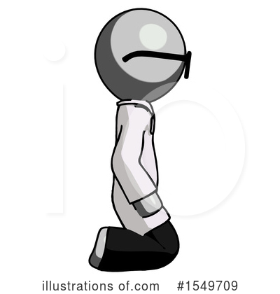 Royalty-Free (RF) Gray Design Mascot Clipart Illustration by Leo Blanchette - Stock Sample #1549709