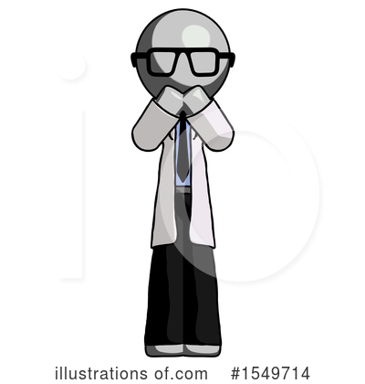 Royalty-Free (RF) Gray Design Mascot Clipart Illustration by Leo Blanchette - Stock Sample #1549714
