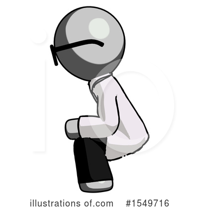 Royalty-Free (RF) Gray Design Mascot Clipart Illustration by Leo Blanchette - Stock Sample #1549716