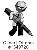 Gray Design Mascot Clipart #1549720 by Leo Blanchette