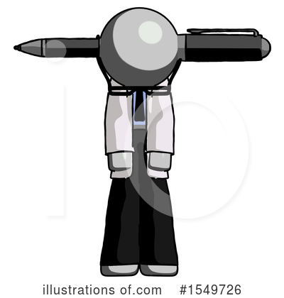 Royalty-Free (RF) Gray Design Mascot Clipart Illustration by Leo Blanchette - Stock Sample #1549726