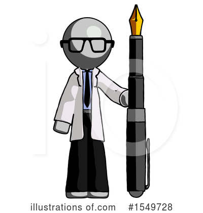 Royalty-Free (RF) Gray Design Mascot Clipart Illustration by Leo Blanchette - Stock Sample #1549728