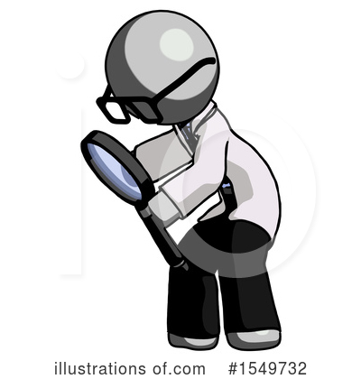 Royalty-Free (RF) Gray Design Mascot Clipart Illustration by Leo Blanchette - Stock Sample #1549732