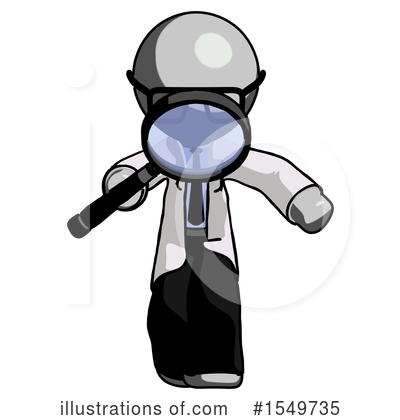 Royalty-Free (RF) Gray Design Mascot Clipart Illustration by Leo Blanchette - Stock Sample #1549735