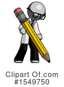 Gray Design Mascot Clipart #1549750 by Leo Blanchette