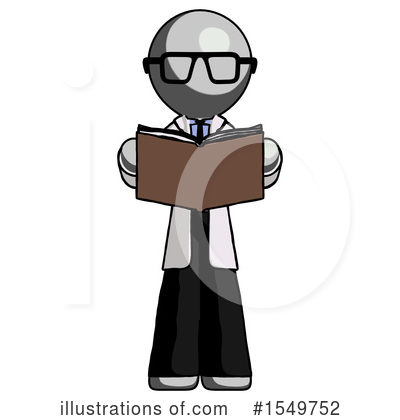 Royalty-Free (RF) Gray Design Mascot Clipart Illustration by Leo Blanchette - Stock Sample #1549752