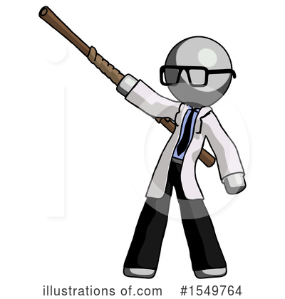 Royalty-Free (RF) Gray Design Mascot Clipart Illustration by Leo Blanchette - Stock Sample #1549764
