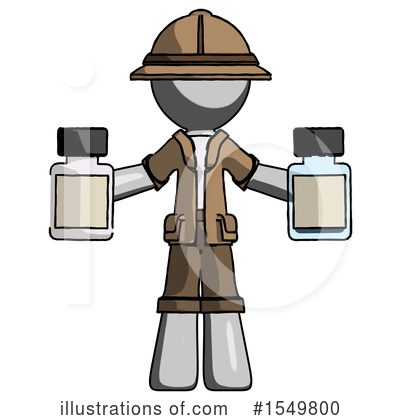 Royalty-Free (RF) Gray Design Mascot Clipart Illustration by Leo Blanchette - Stock Sample #1549800
