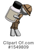 Gray Design Mascot Clipart #1549809 by Leo Blanchette