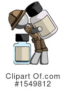 Gray Design Mascot Clipart #1549812 by Leo Blanchette