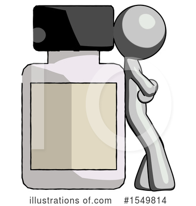 Royalty-Free (RF) Gray Design Mascot Clipart Illustration by Leo Blanchette - Stock Sample #1549814