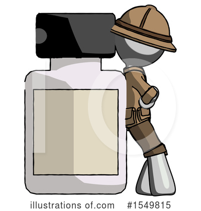 Royalty-Free (RF) Gray Design Mascot Clipart Illustration by Leo Blanchette - Stock Sample #1549815