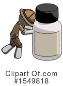 Gray Design Mascot Clipart #1549818 by Leo Blanchette